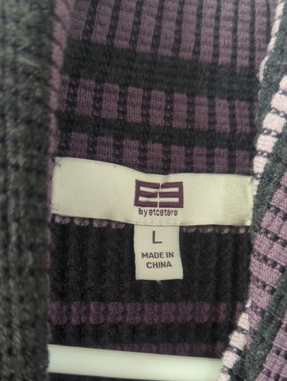E3 by Etcetra Striped Turtleneck Sweater Dress - Picture 2 of 6